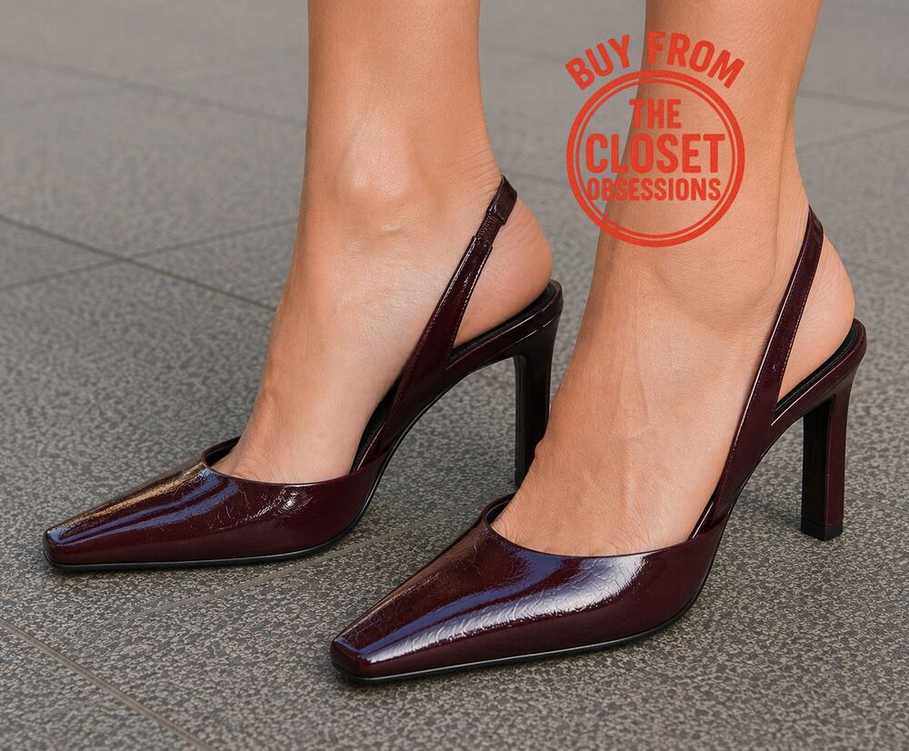 ZARA SQUARE TOE HEELS